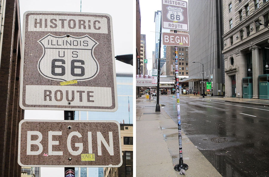 Route 66 Begin & End Bring Bling to Traveling